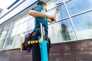 An,Employee,Of,A,Professional,Cleaning,Service,In,Overalls,Washes